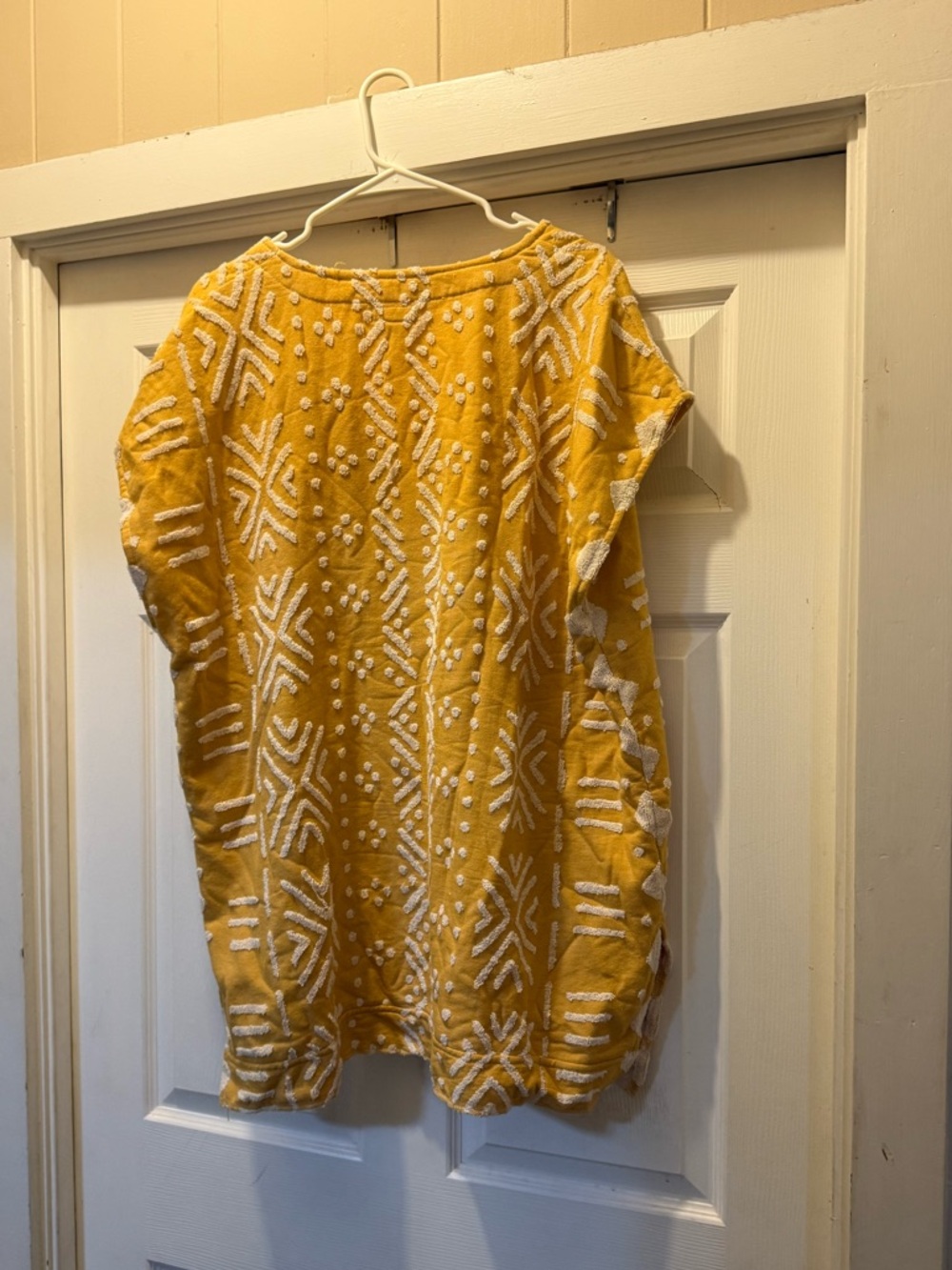Sand Cloud Women’s Mustard Yellow Beach Adobe Mud Cover-Up Tunic - Picture 8 of 10